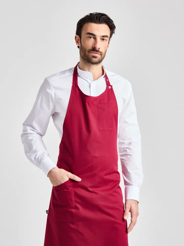 Vittoria Classic 105 x 75 - Latzschürze - cherry